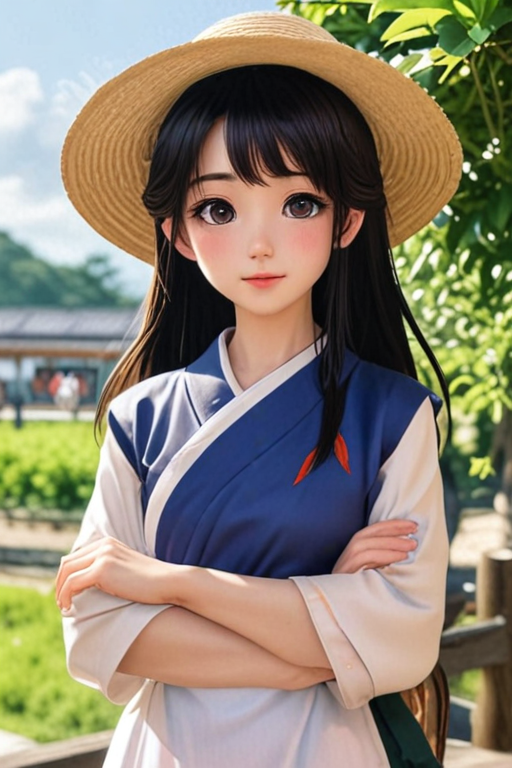 Chỉ Đợi Hoa Nở Cầm Hoa Cười